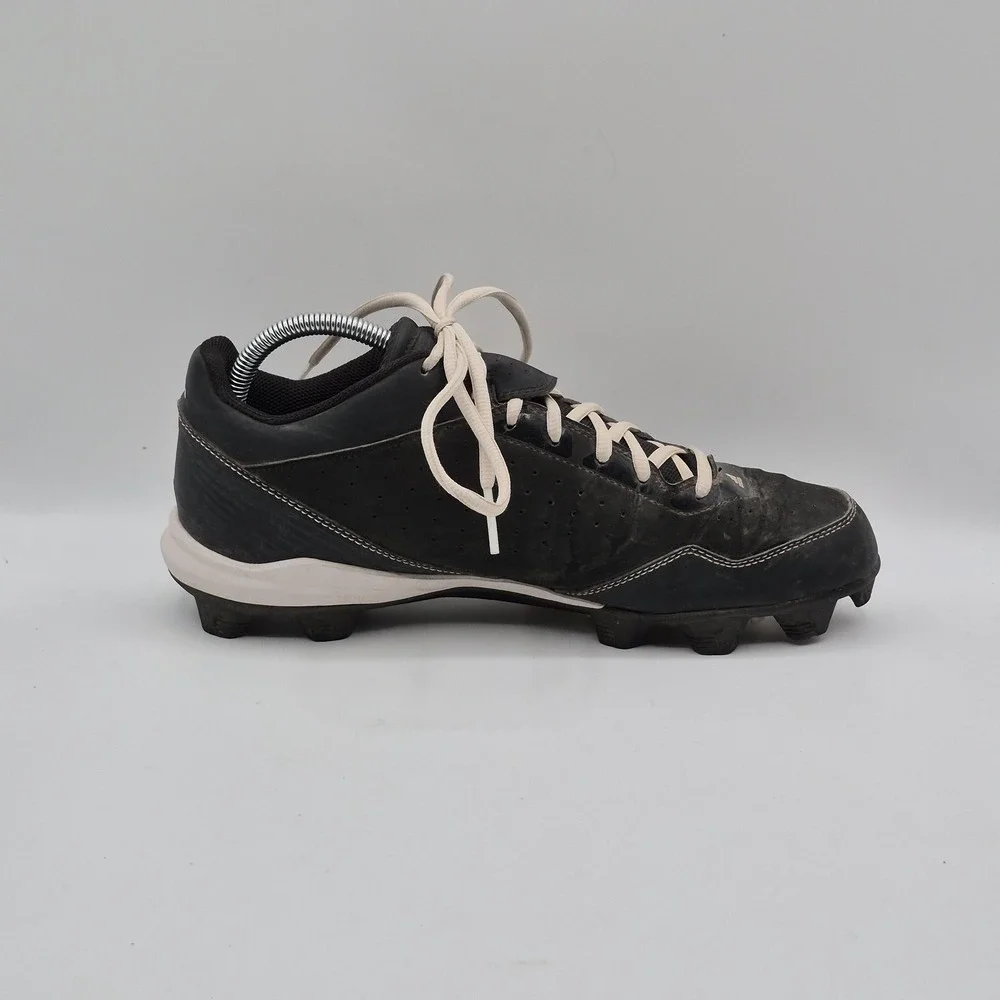 Adidas Baseball Cleats Shoes Mens Size 9 Black Low Top Molded Spikes‎ G67489